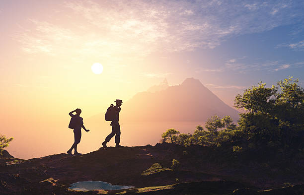 istock People in the mountains. 513070060