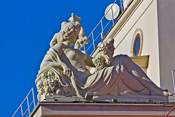 FEB 9, 2016, SOCHI, RUSSIA - Sculpture of the Sochi sea port dedicated to the southern  nations of Soviet Union
