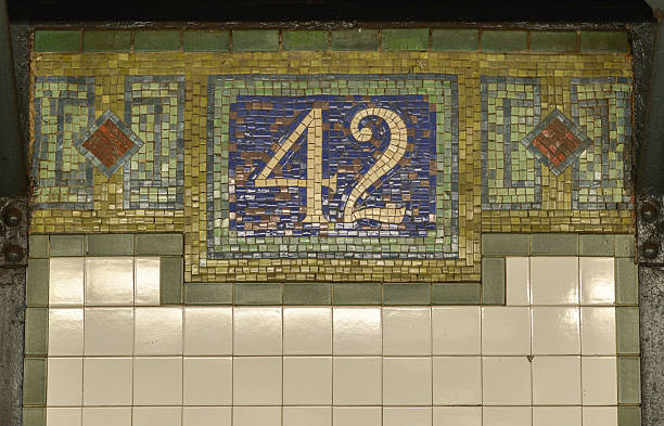 istock 42nd Street NYC Subway Sign 513071201