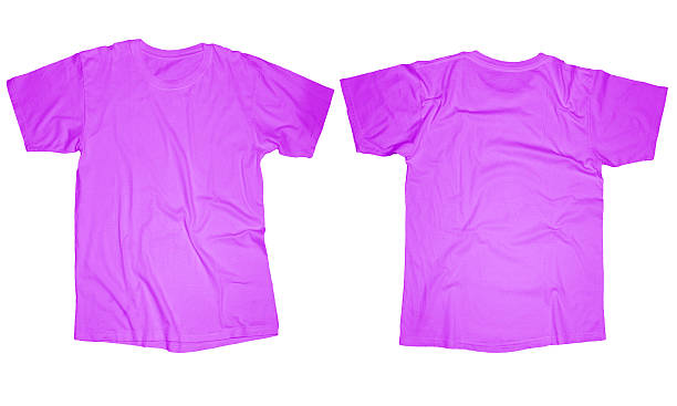 istock Purple T-Shirt Template 513073711