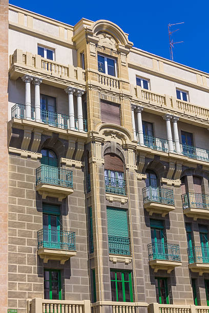 istock nice old building with highly decorated facade and large windows 513098797