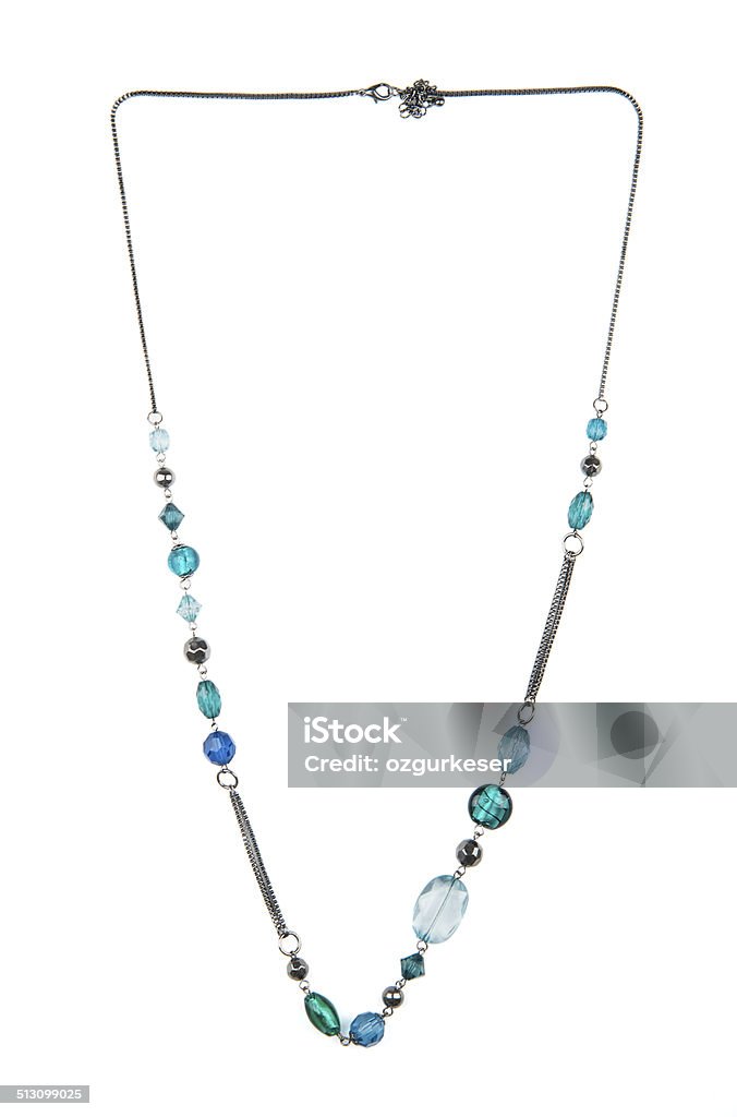 bead necklace Blue Stock Photo