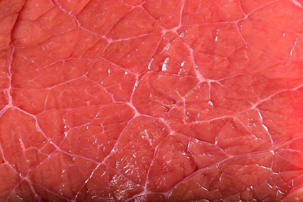 текстуру красное мясо - veal raw meat pink стоковые фото и изображения