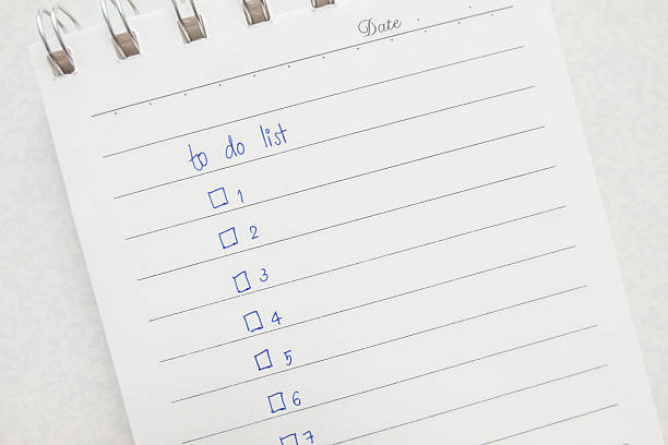 istock Person's hand writing things To Do List on paper 513102274