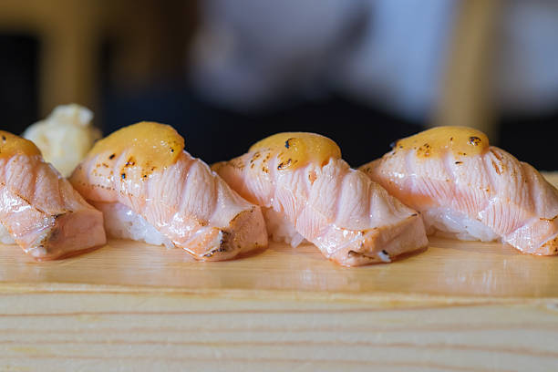 istock Grill Salmon Sushi 513106654