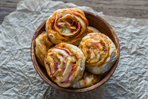 Bowl of pizza rolls