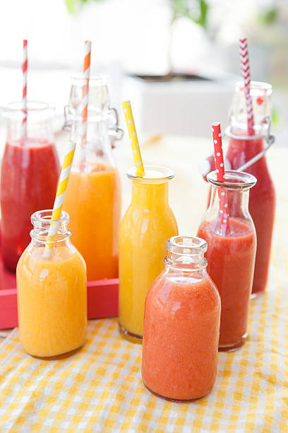 istock Variety of fresh smoothies 513119566