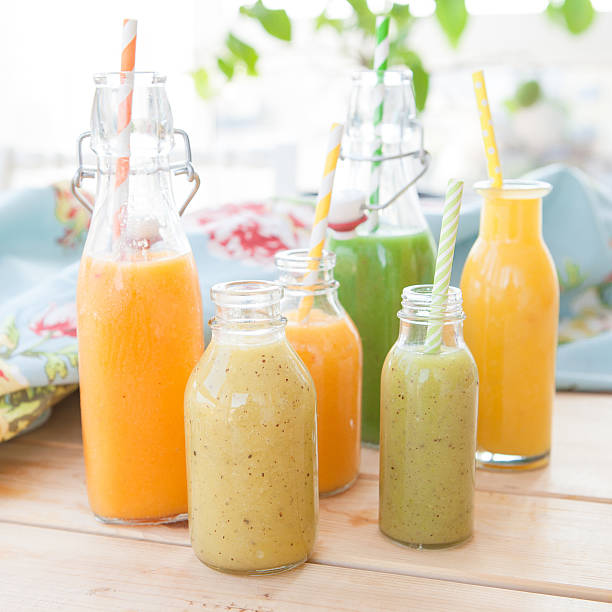 istock Variety of fresh smoothies 513119672