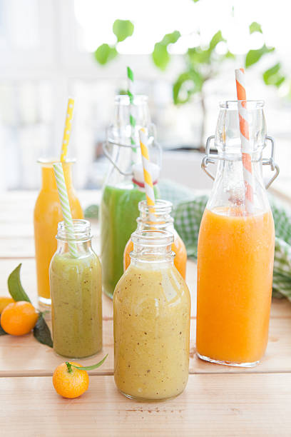 istock Variety of fresh smoothies 513119728