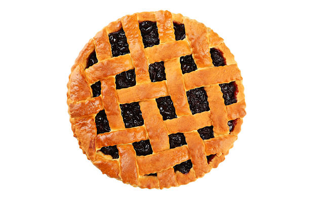 istock Homemade pie isolated on white 513119912