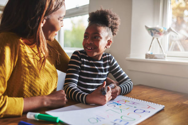 istock Little black girl learning to calculate 513121184