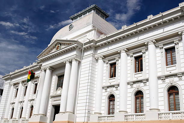 istock South America, White colonial building 513124864