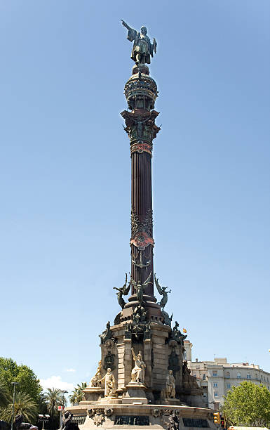 istock Spain, Barcelona. Monument to Columbus. 513125494