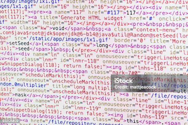 Lines Of Software Data Code Stock Illustration - Download Image Now ...