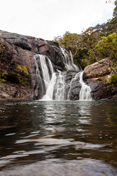 istock Wild waterfall in Horton Plains National Park, Sri Lanka 513125992