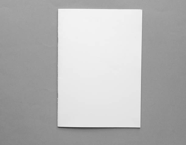 istock Blank brochure from above in front of grey background 513127718