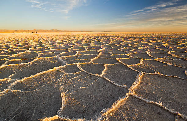 istock sunset on Uyuni saline, salar 513129438