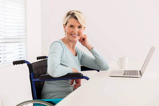 istock handicapped mid age woman relaxing at home 513129994