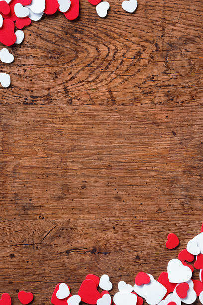 istock Valentines Day background with heap of small hearts 513133218
