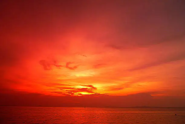Photo of Red sunset