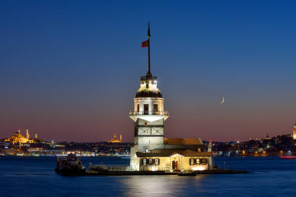 istock The Maiden's Tower at sunset, Istanbul, Turkey. 513134032
