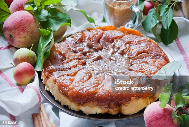 Apple Tarte Tatin Stock Photo - Download Image Now - Anise, Apple Pie, Autumn