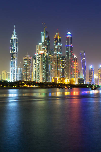 istock Cityscape of Dubai at night 513139535