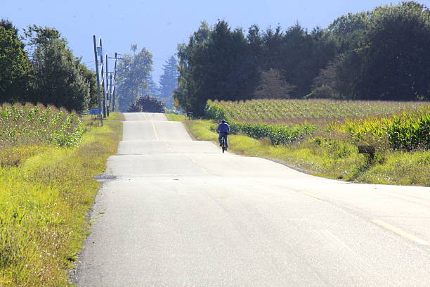 istock Cyclist on Rural Road 513139983