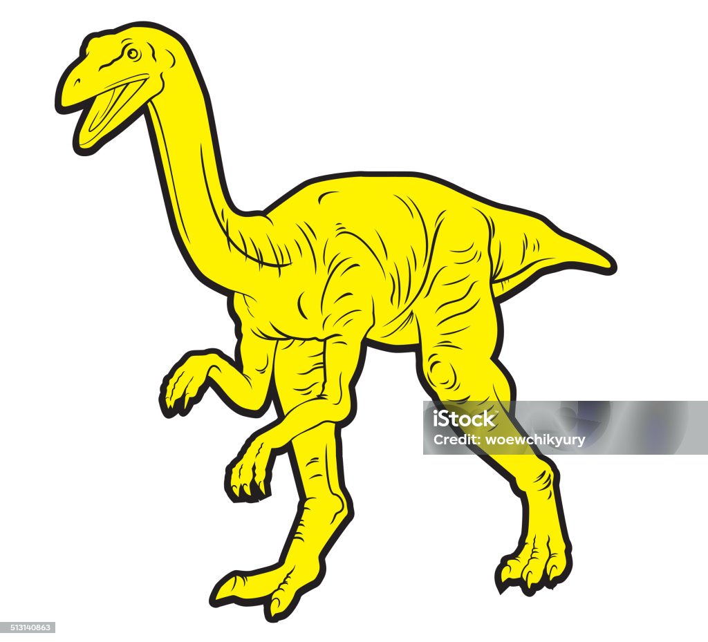 Herbívoro dinosaur (Troodon) - arte vectorial de Animal libre de derechos