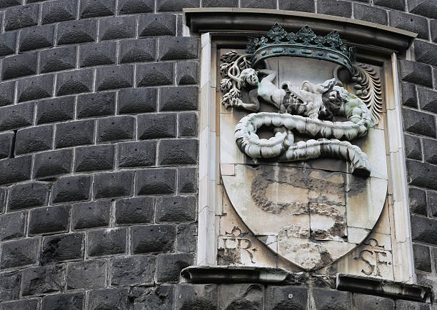 Sforza family emblem at Castello Sforzesco, Milan