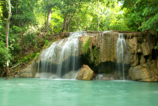 Waterfall in Erawan Park