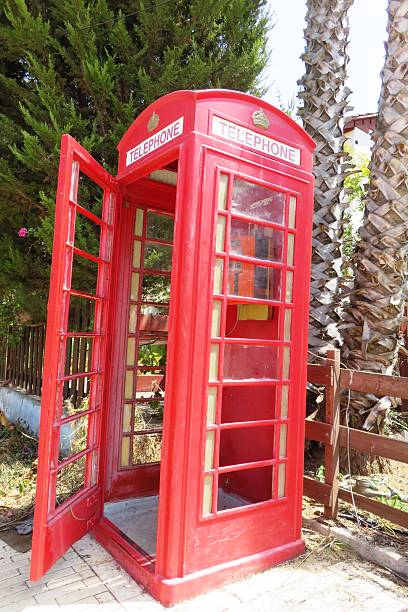 istock Red telephone booth in London 513177903