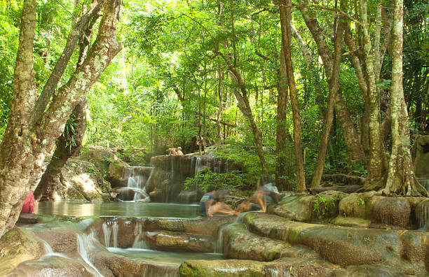 Waterfall in Erawan Park
