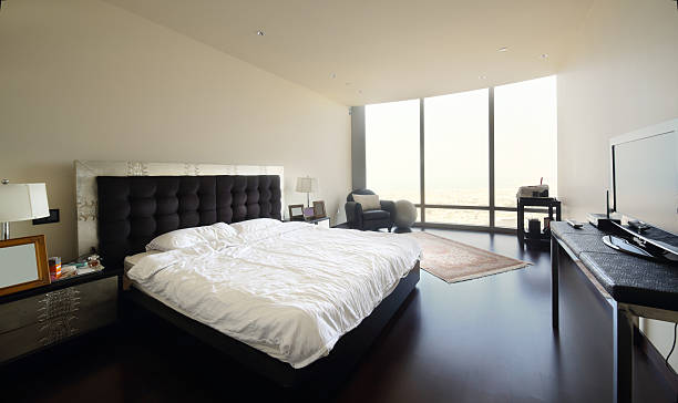 istock nice interior of european bedroom 513185245
