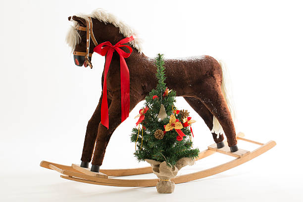istock christmas rocking horse 513185273