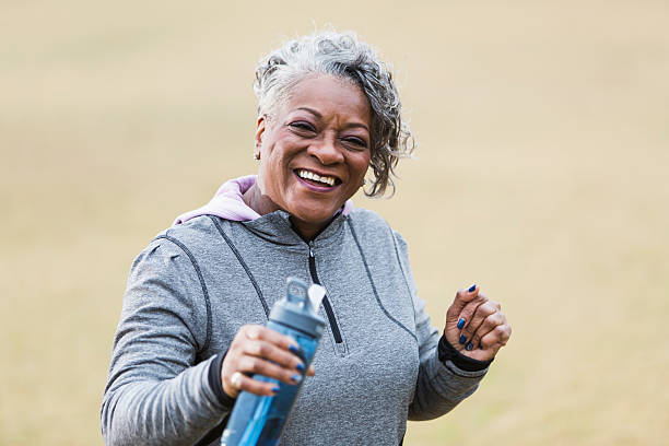 istock Senior woman exercising 513206189
