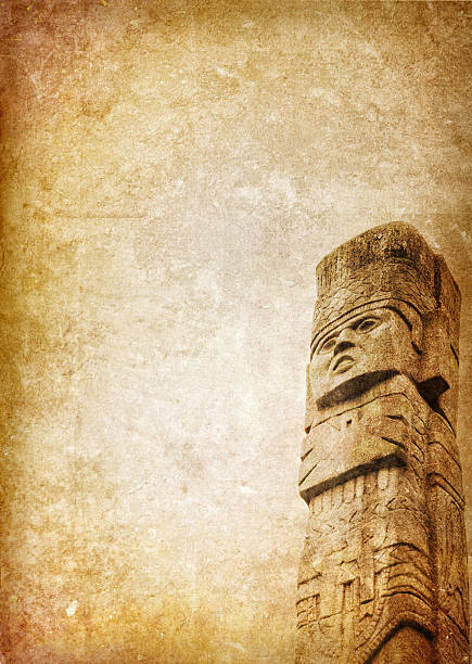 istock South American Idol on Antique Paper 513207873