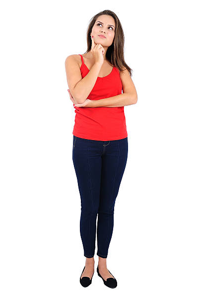 istock Isolated casual girl 513208315