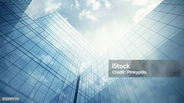 Skyscrapers Exterior Stock Photo - Download Image Now - Building Exterior, Abstract, Construction Industry