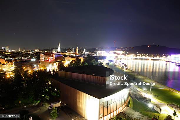 Linz By Night Stock Photo - Download Image Now - Architecture, Austria, Building Exterior