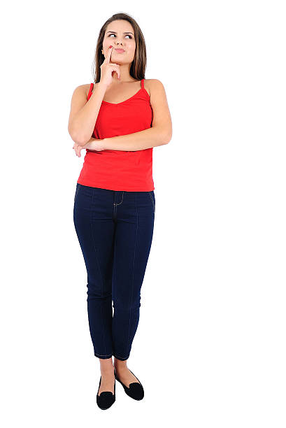 istock Isolated casual girl 513210323