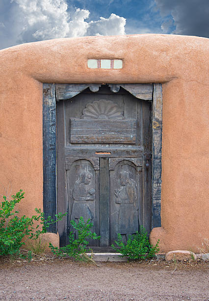 istock Old, Carved, Wooden Door 513210495
