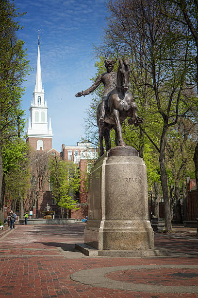 Paul-Revere-Denkmal, Boston, Ma – Foto