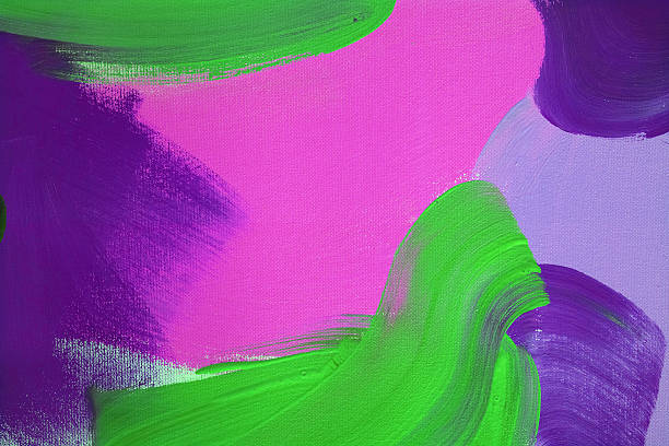 Colourful Abstract Painted Background stock photo
