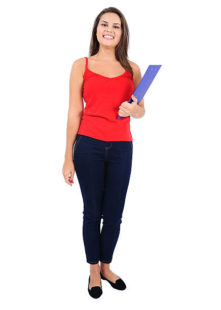 istock Isolated casual girl 513226643