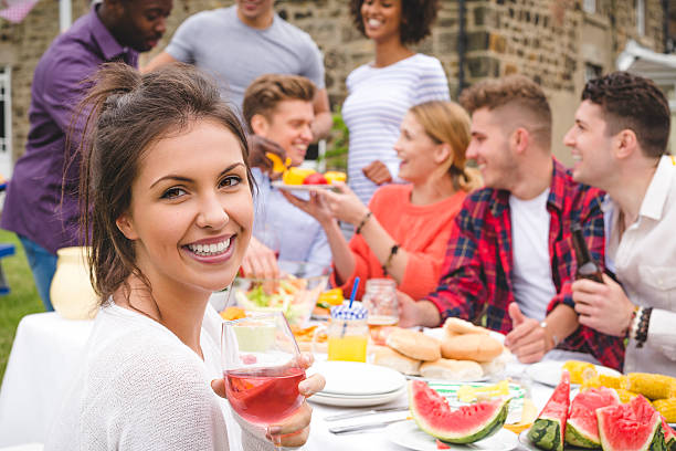 istock Having Fun at a Garden Party 513228920