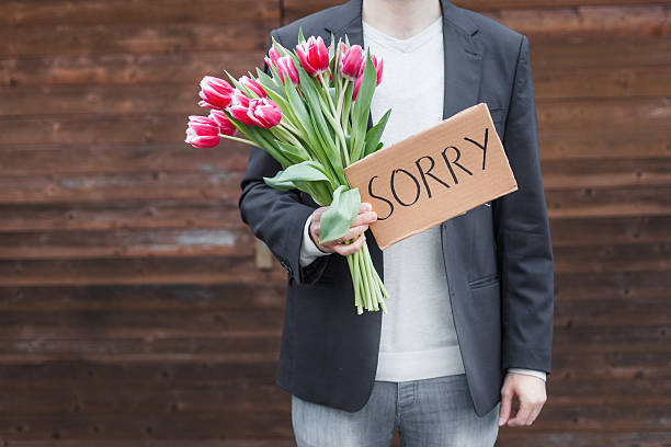 Apologize stock photo