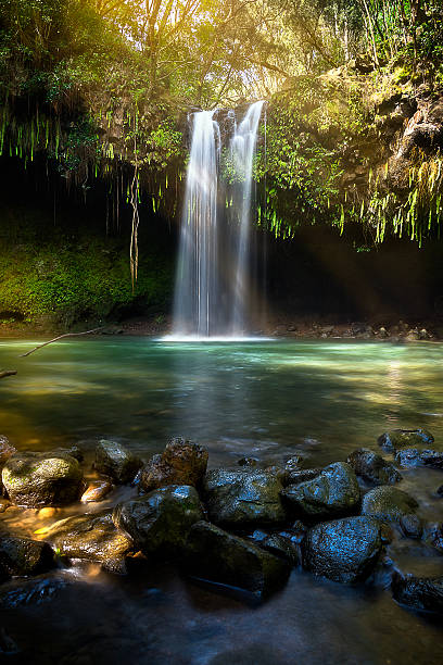 doble cae maui - hana fotografías e imágenes de stock