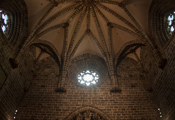 istock Rose Window Between Arches, Valencia Cathedral, Spain 513229905