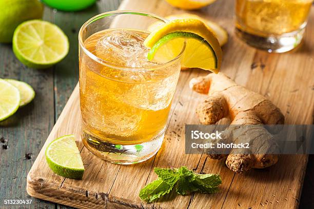 Organic Ginger Ale Soda Stock Photo - Download Image Now - Ginger Ale, Alcohol - Drink, Beer - Alcohol